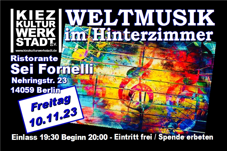 "Weltmusik im Hinterzimmer"