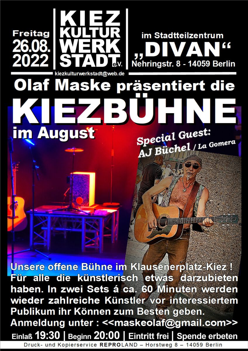 KiezBühne im August 2022