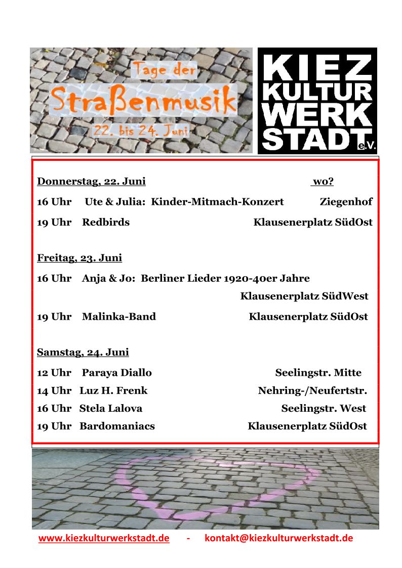 Tage der Strassenmusik